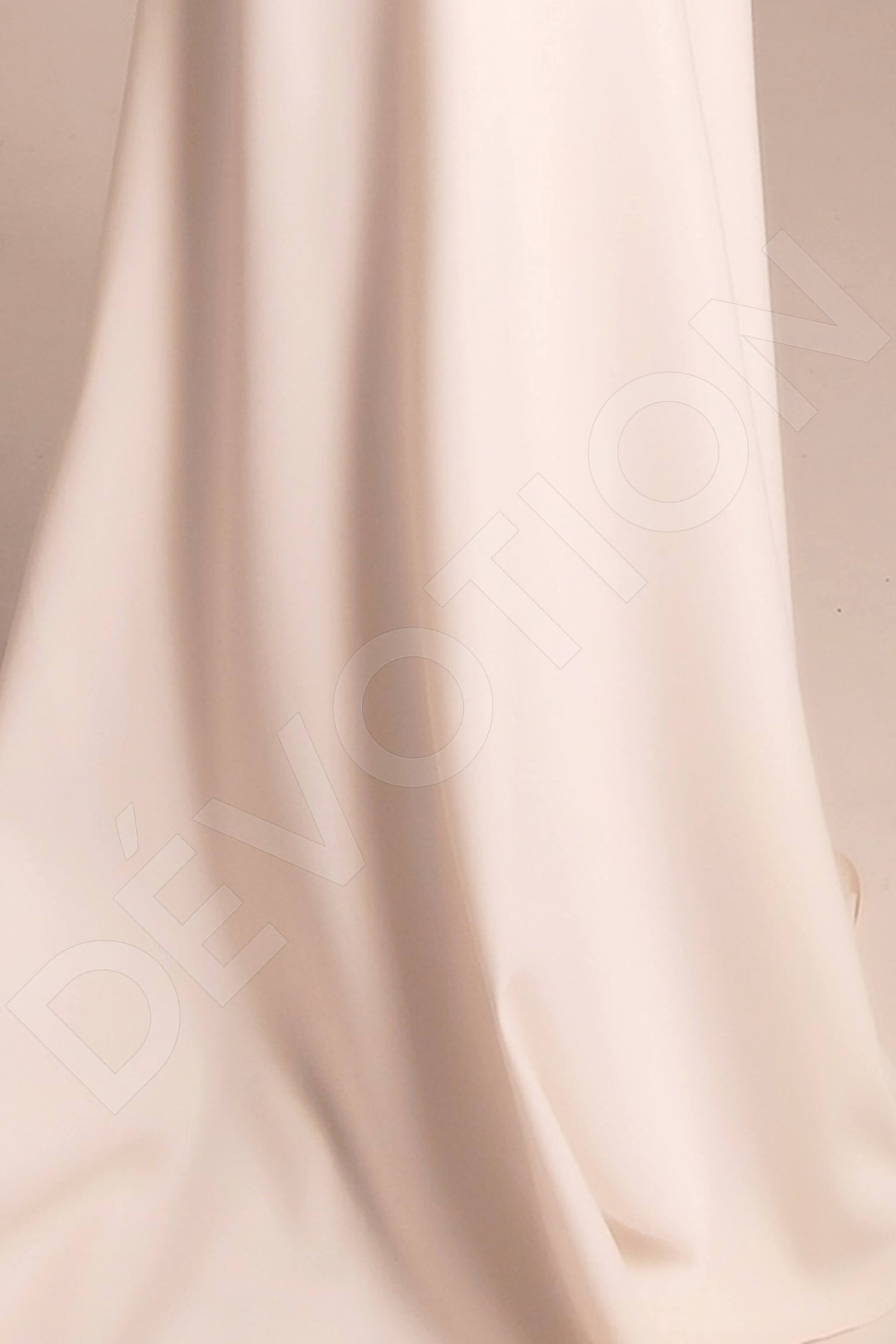 Zayla A-line Illusion Ivory Wedding dress