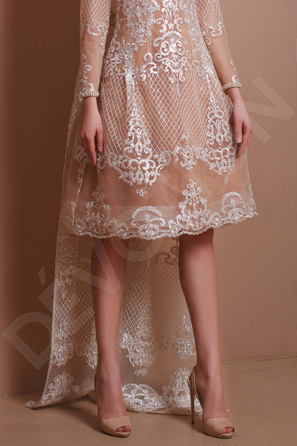 Lavia Full back A-line Long sleeve Wedding Dress 2