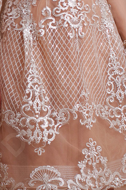 Lavia Full back A-line Long sleeve Wedding Dress 3