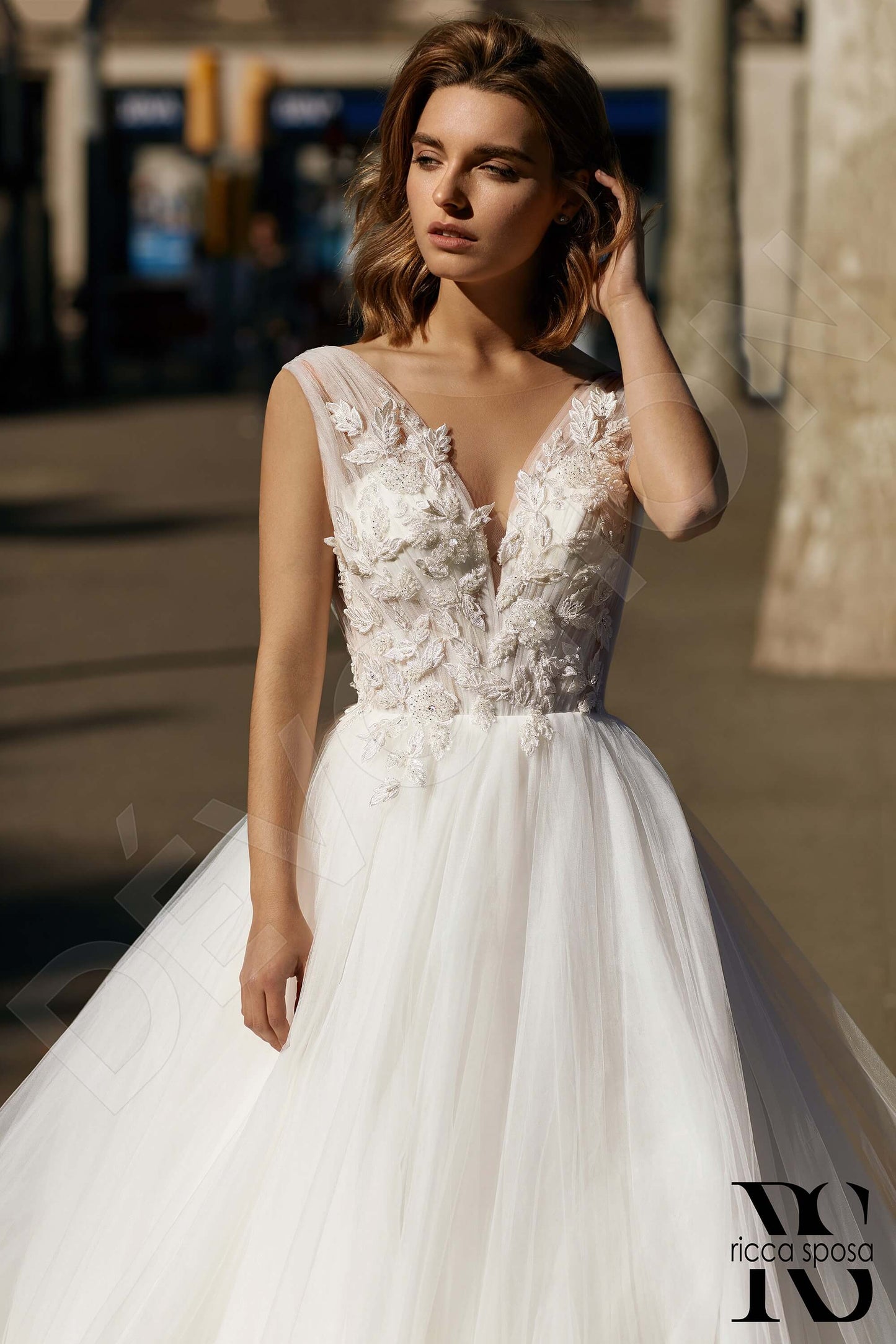 Laurie Open back Princess/Ball Gown Sleeveless Wedding Dress 2