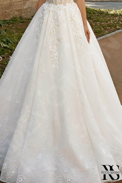 Martina Open back Princess/Ball Gown Sleeveless Wedding Dress 3