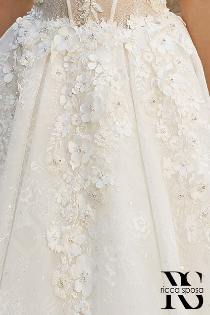 Martina Open back Princess/Ball Gown Sleeveless Wedding Dress 4