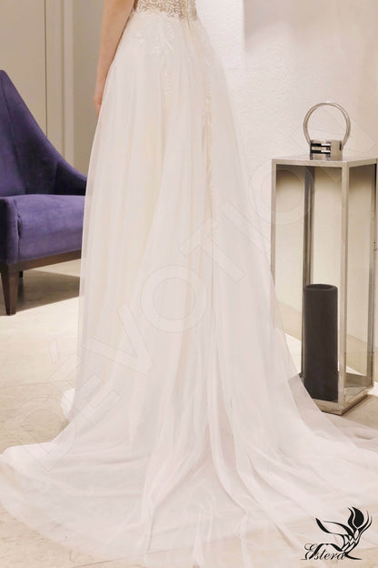 Hana Open back A-line Sleeveless Wedding Dress 7