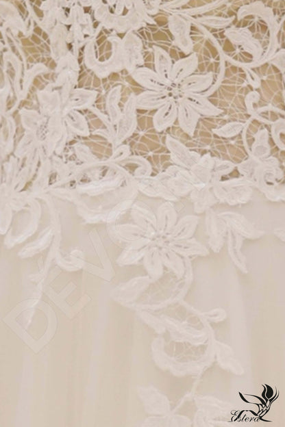 Lamis Open back A-line Sleeveless Wedding Dress 7