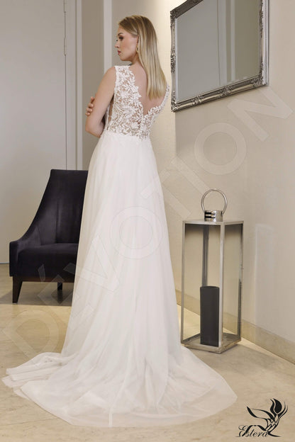 Patrizia Open back A-line Sleeveless Wedding Dress Back