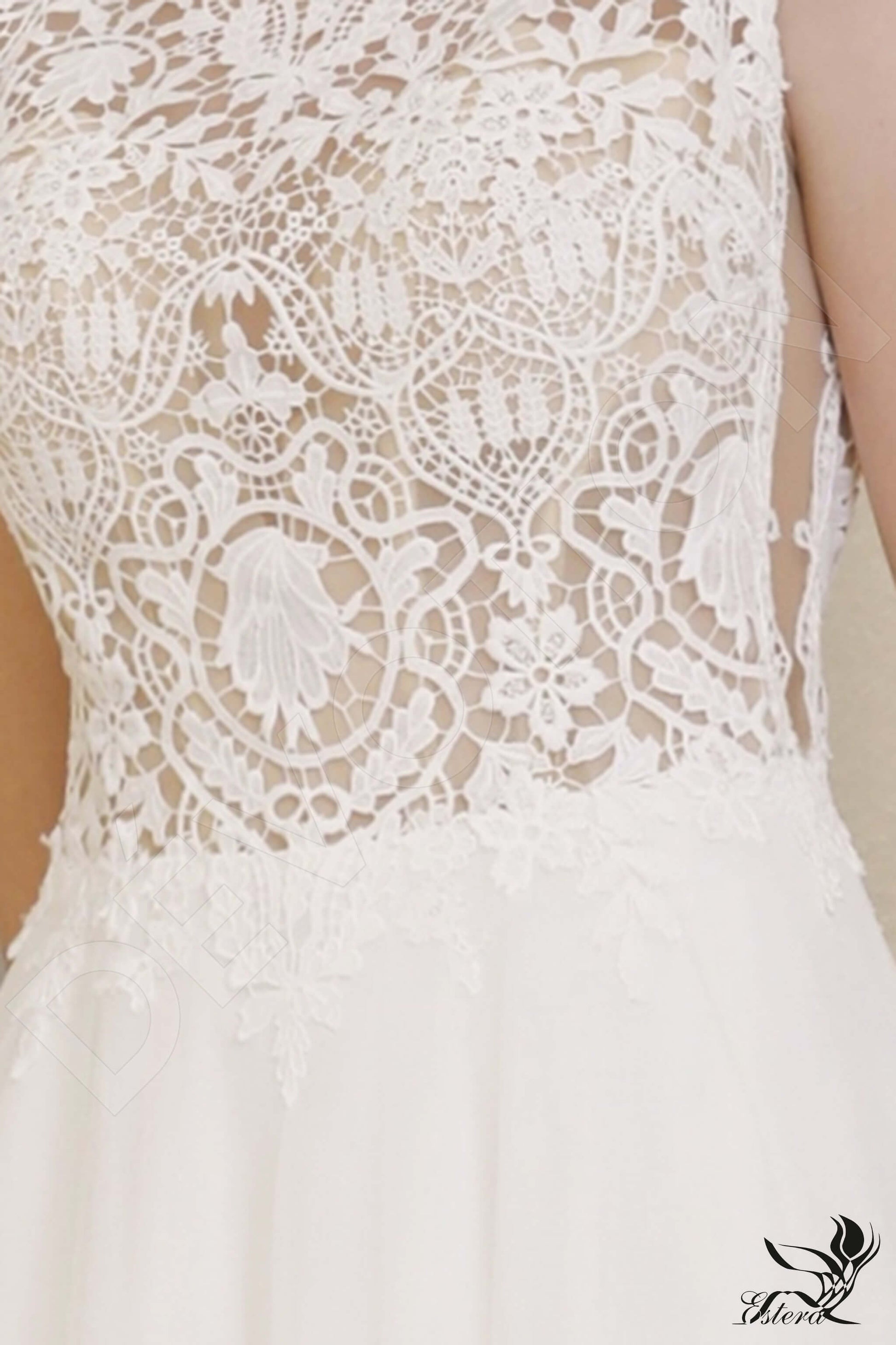 Patrizia A-line Jewel Ivory Wedding dress