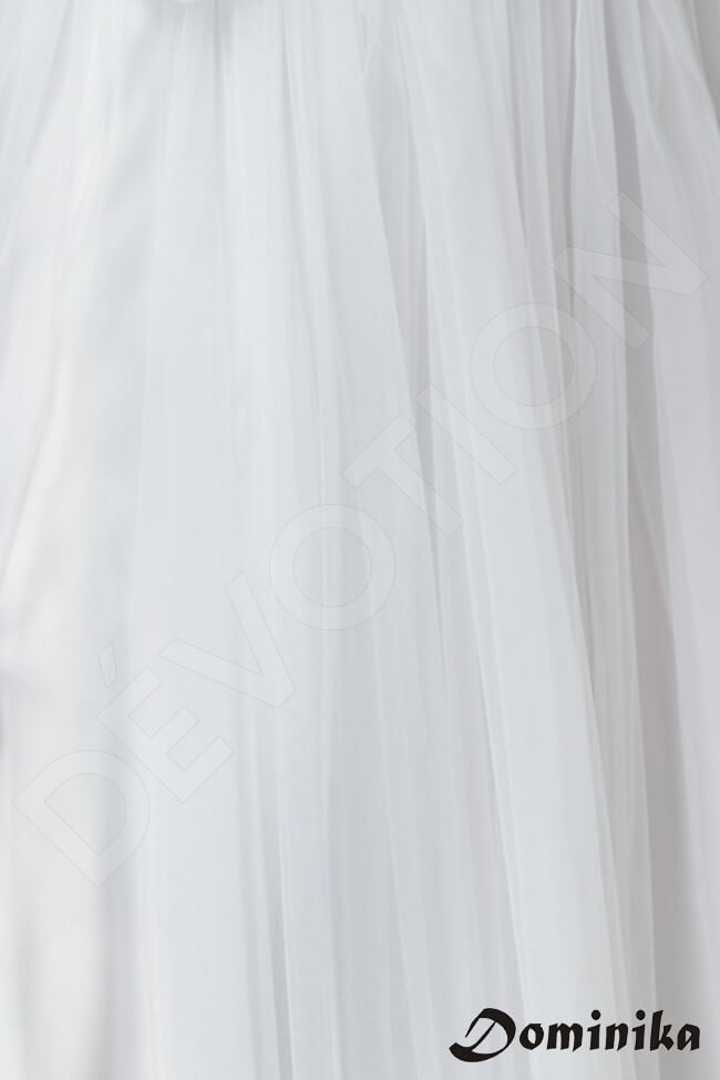 Calanthe Full back A-line Sleeveless Wedding Dress 7
