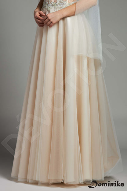 Cannas Open back A-line Sleeveless Wedding Dress 3