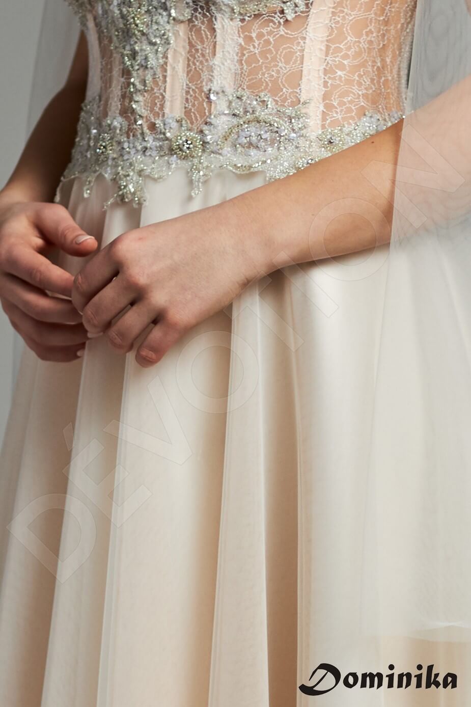 Cannas Open back A-line Sleeveless Wedding Dress 7