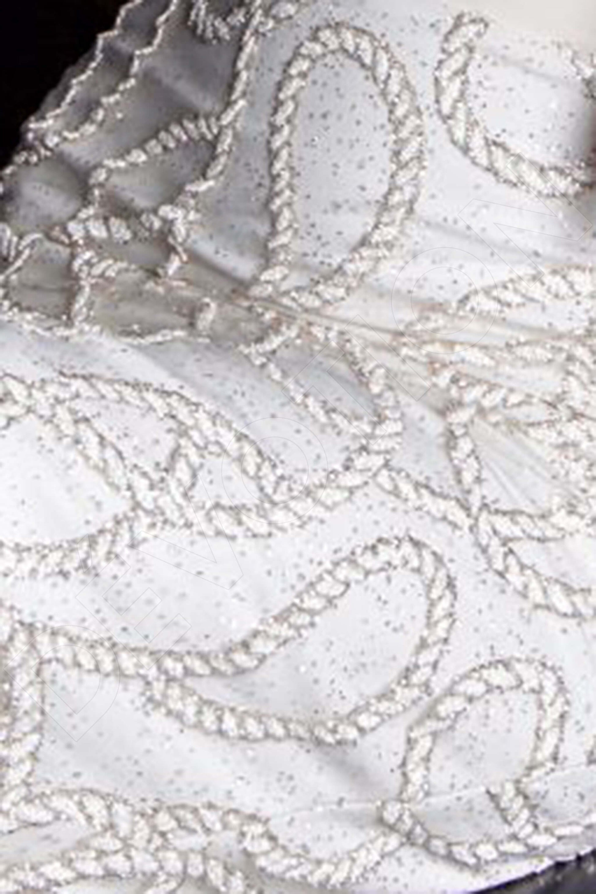 Karna Sheath/Column Jewel Ivory Wedding dress