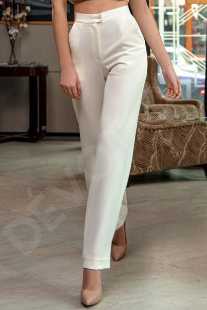 Kirria Full back Pants Short/ Cap sleeve Wedding Dress 7