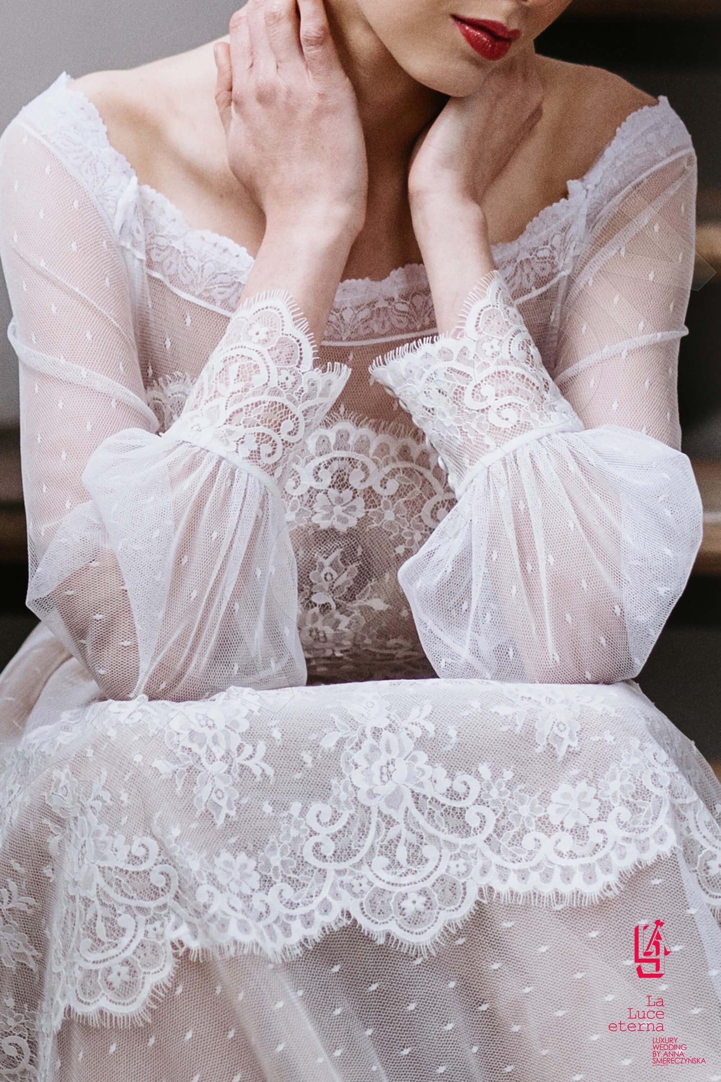 Alexa Full back A-line Long sleeve Wedding Dress 5