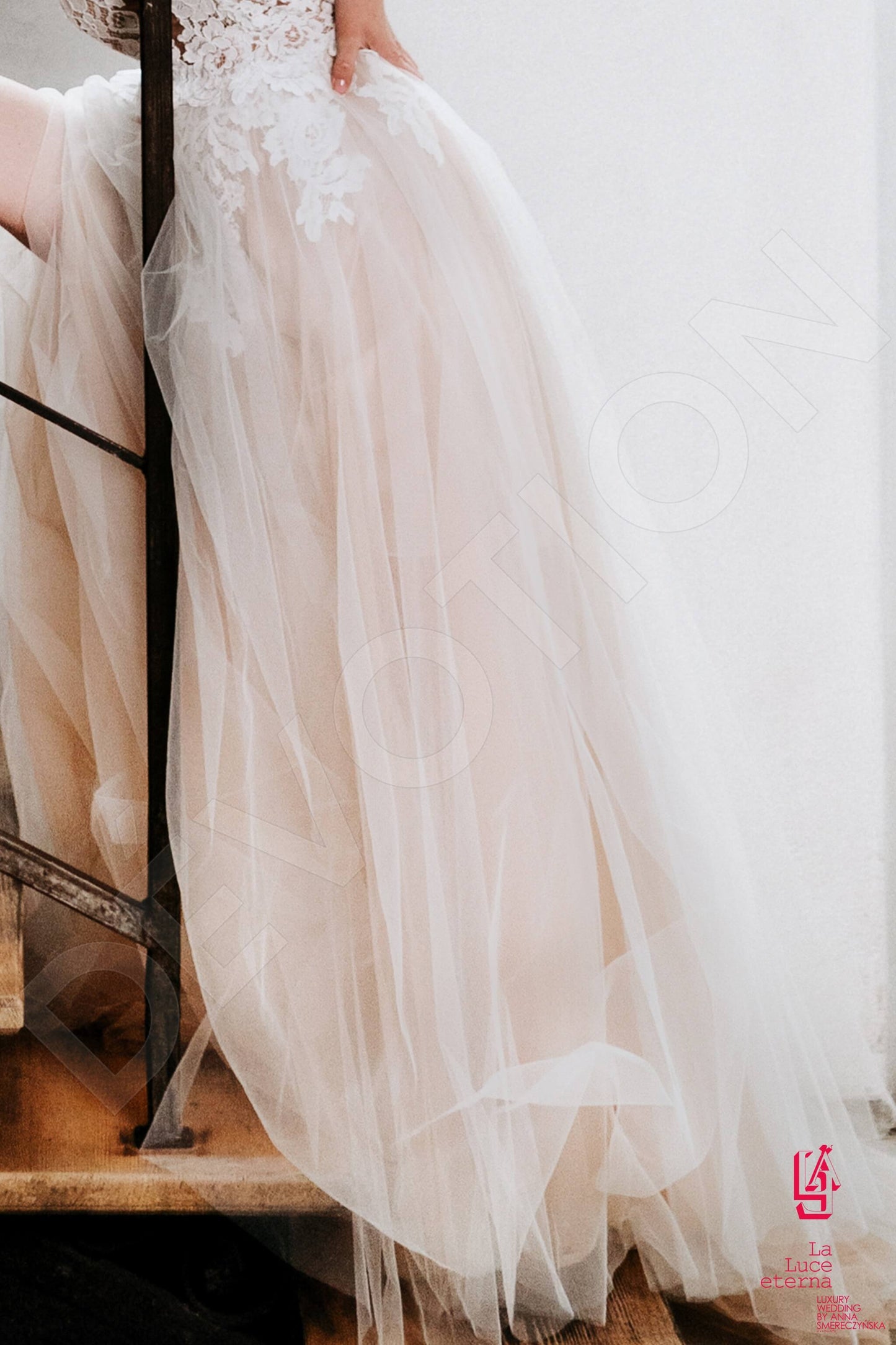 Laren Full back A-line Straps Wedding Dress 6