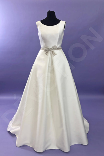 Sophily Open back A-line Sleeveless Wedding Dress 6