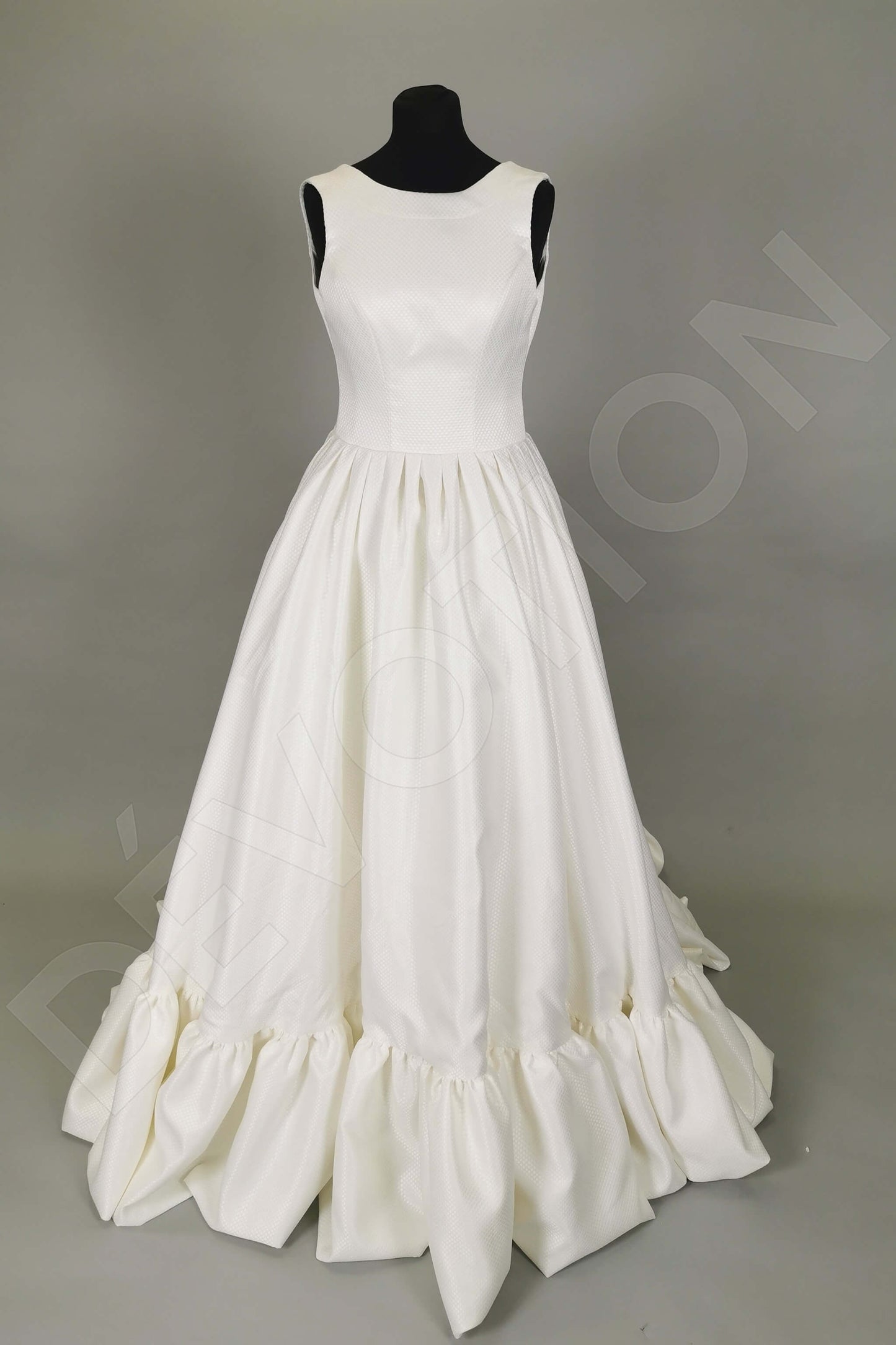 Solidago Full back A-line Sleeveless Wedding Dress 8