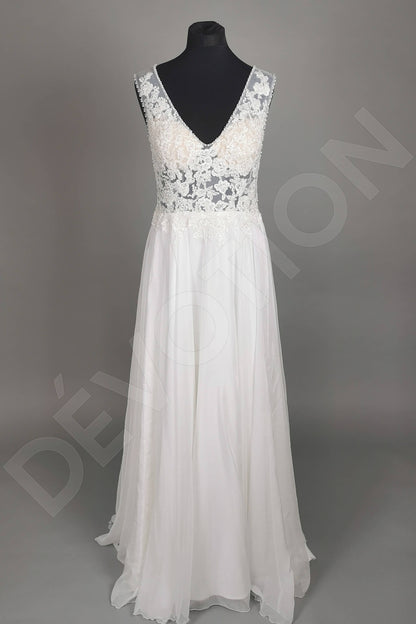 Viola Full back A-line Sleeveless Wedding Dress 8