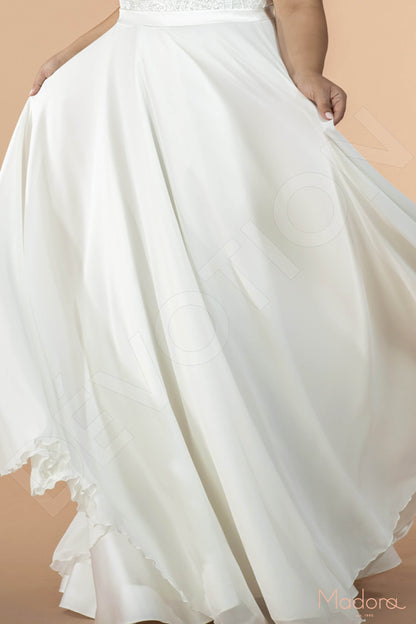 Calliope Open back A-line Sleeveless Wedding Dress 6