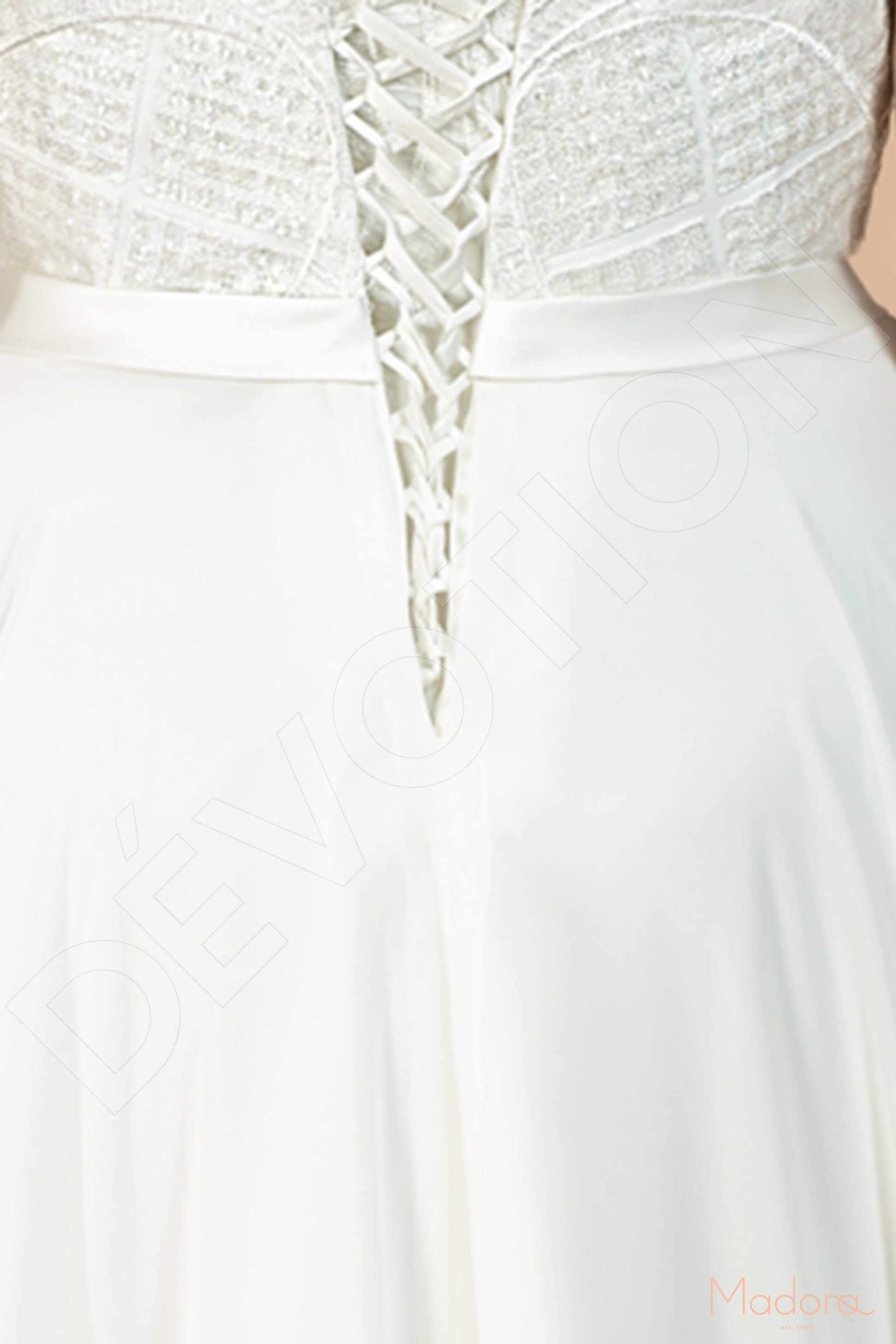 Calliope A-line V-neck Ivory Wedding dress