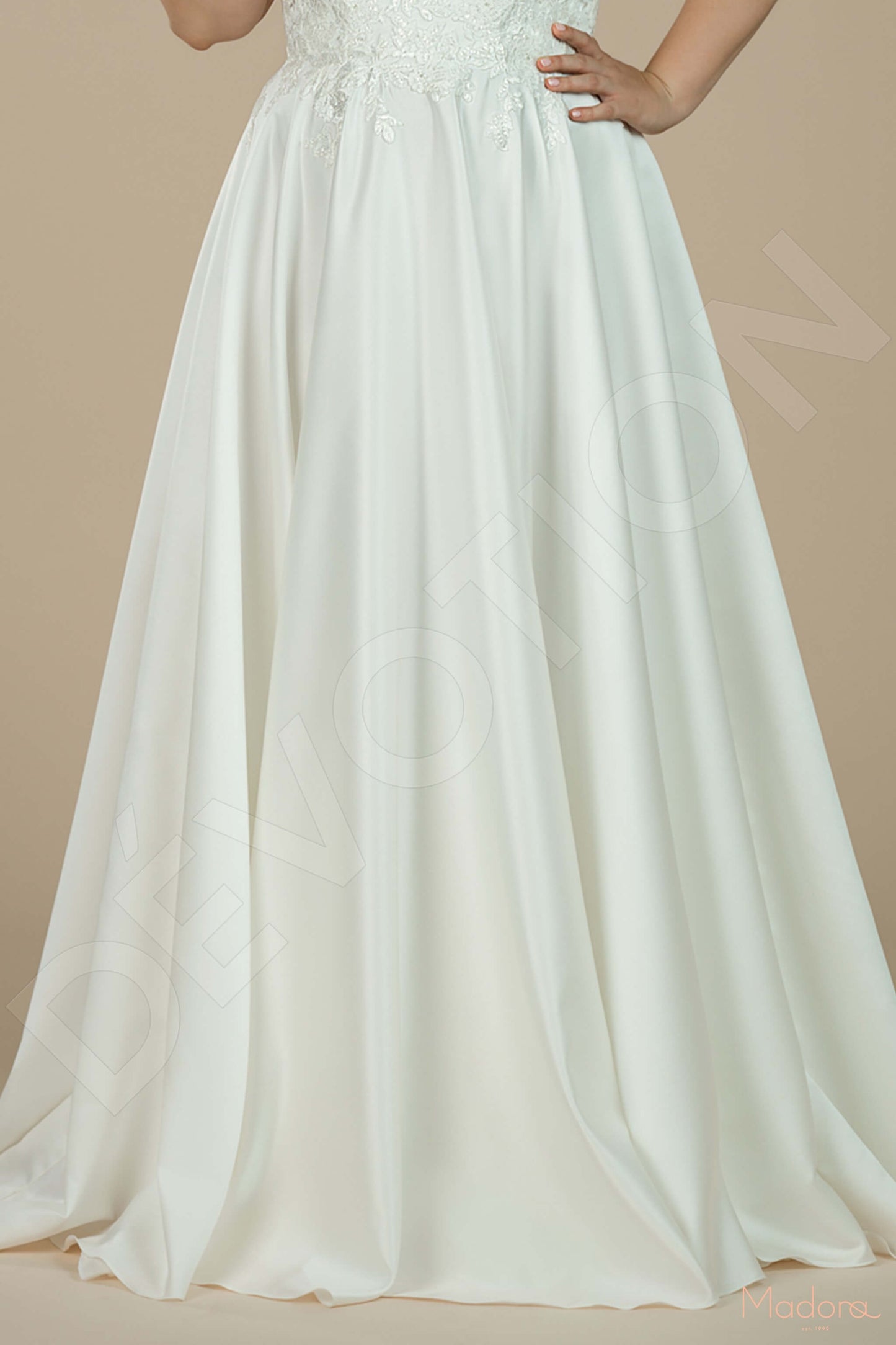 Harlow Open back A-line Sleeveless Wedding Dress 5