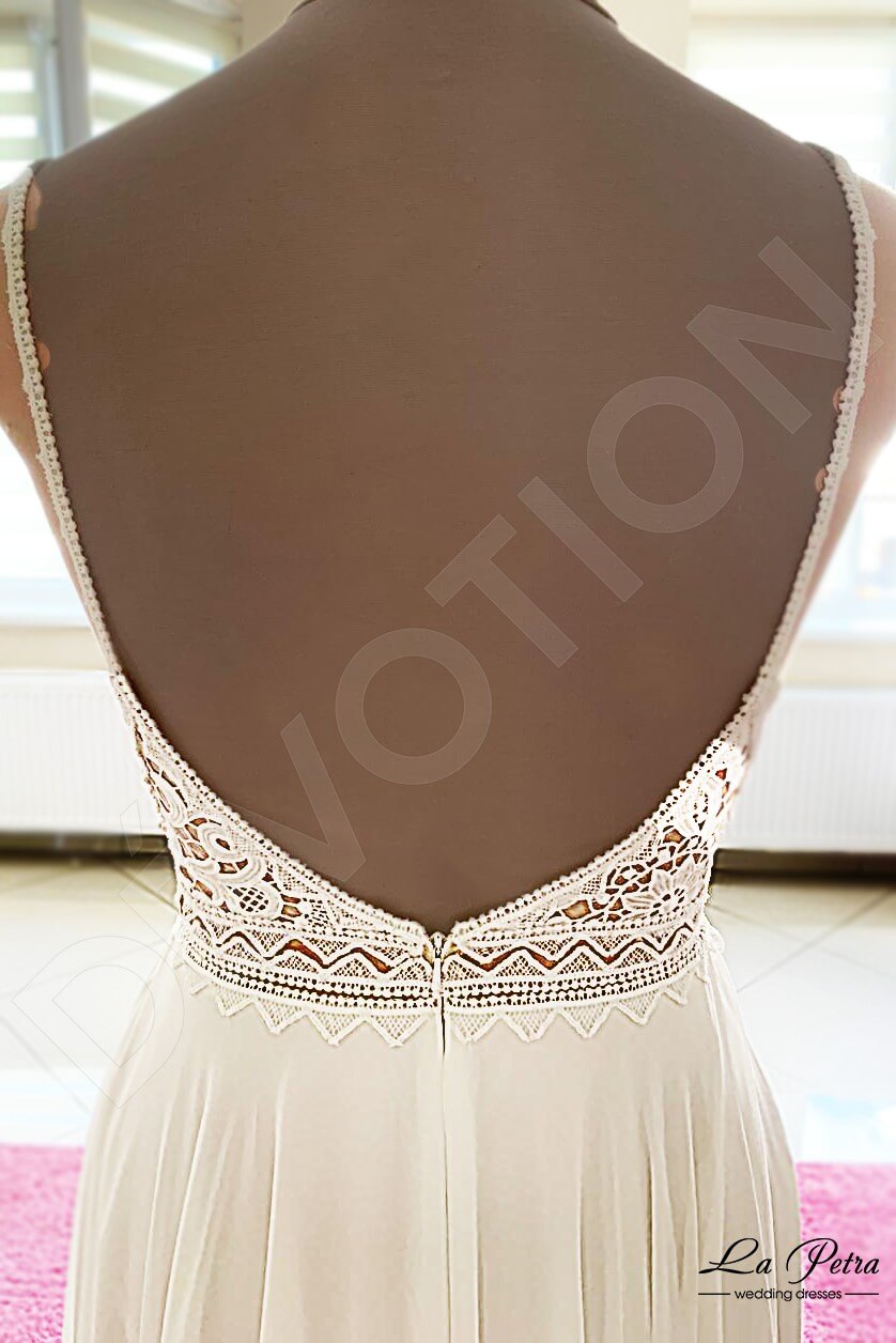 Jilly Open back A-line Sleeveless Wedding Dress 12