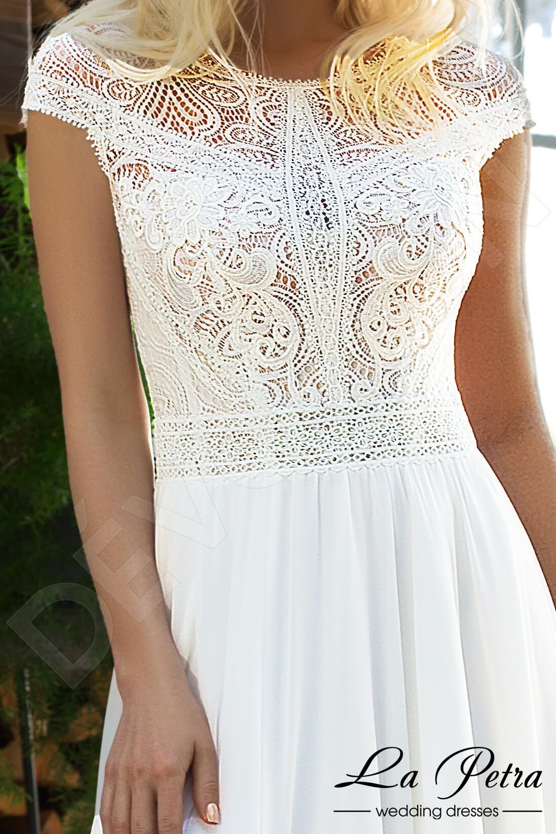 Marikala Full back A-line Short/ Cap sleeve Wedding Dress 8