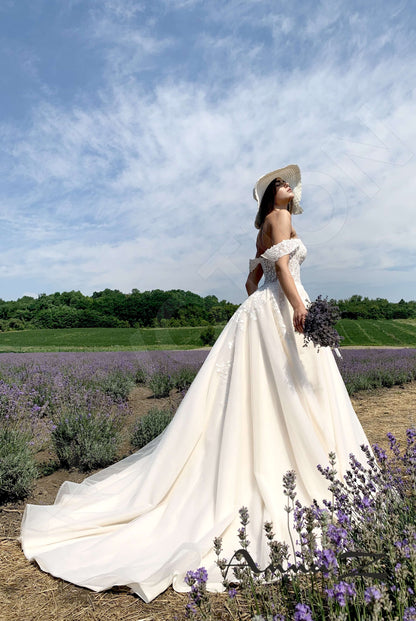 Belinda Open back A-line Straps Wedding Dress 7