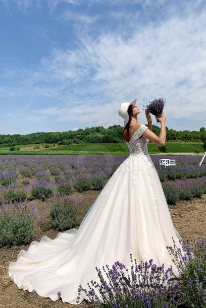 Belinda Open back A-line Straps Wedding Dress 10