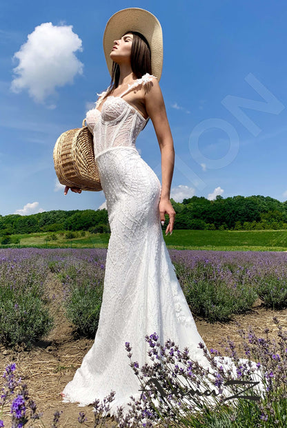 Valerie Open back Trumpet/Mermaid Straps Wedding Dress Front