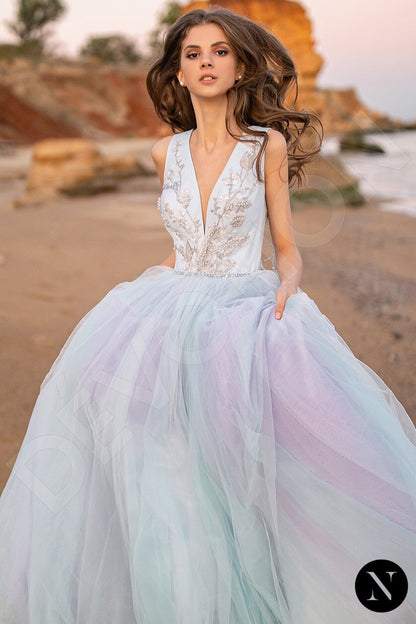 Josifina Open back A-line Sleeveless Wedding Dress 7