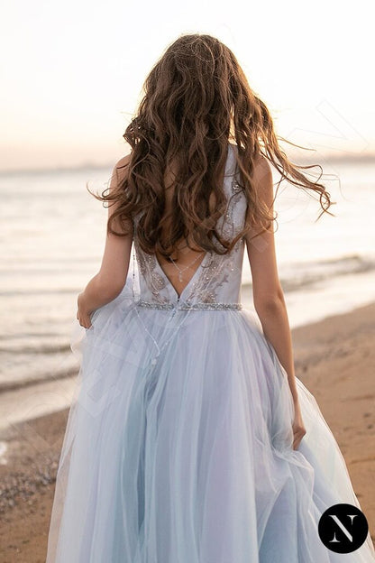 Josifina Open back A-line Sleeveless Wedding Dress 3