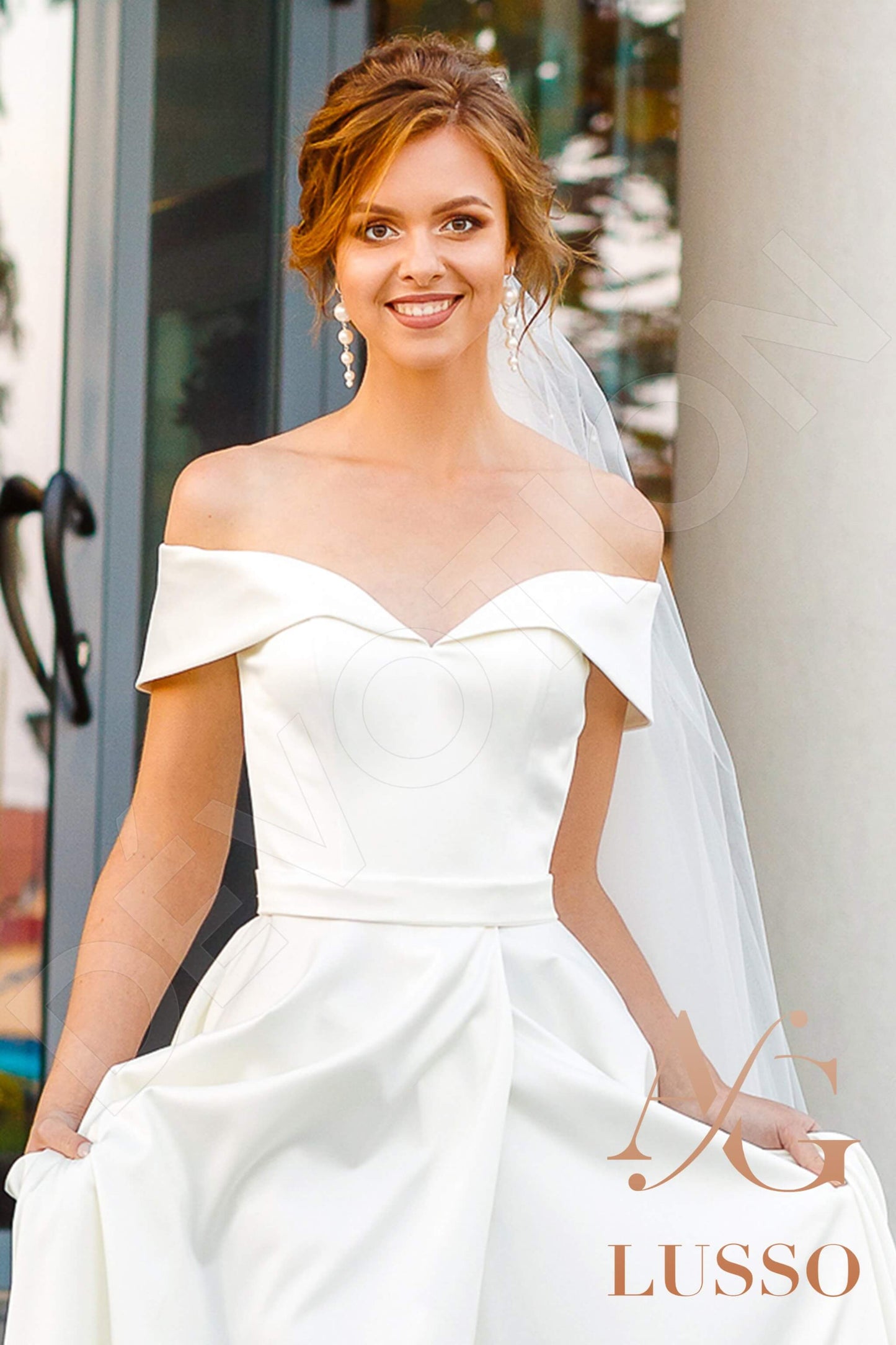 Brianna Full back A-line Sleeveless Wedding Dress 12