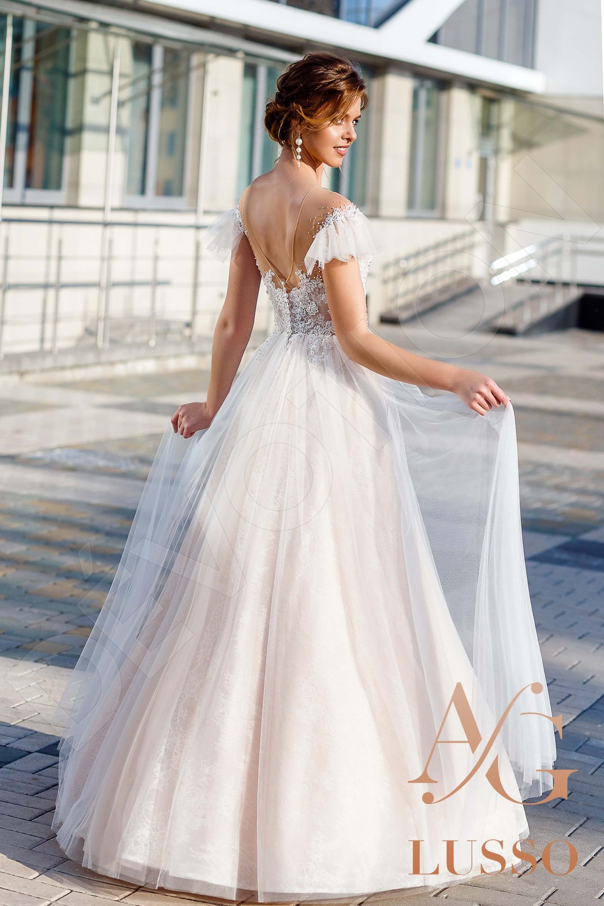 Josia A-line Illusion LightMilk Wedding dress