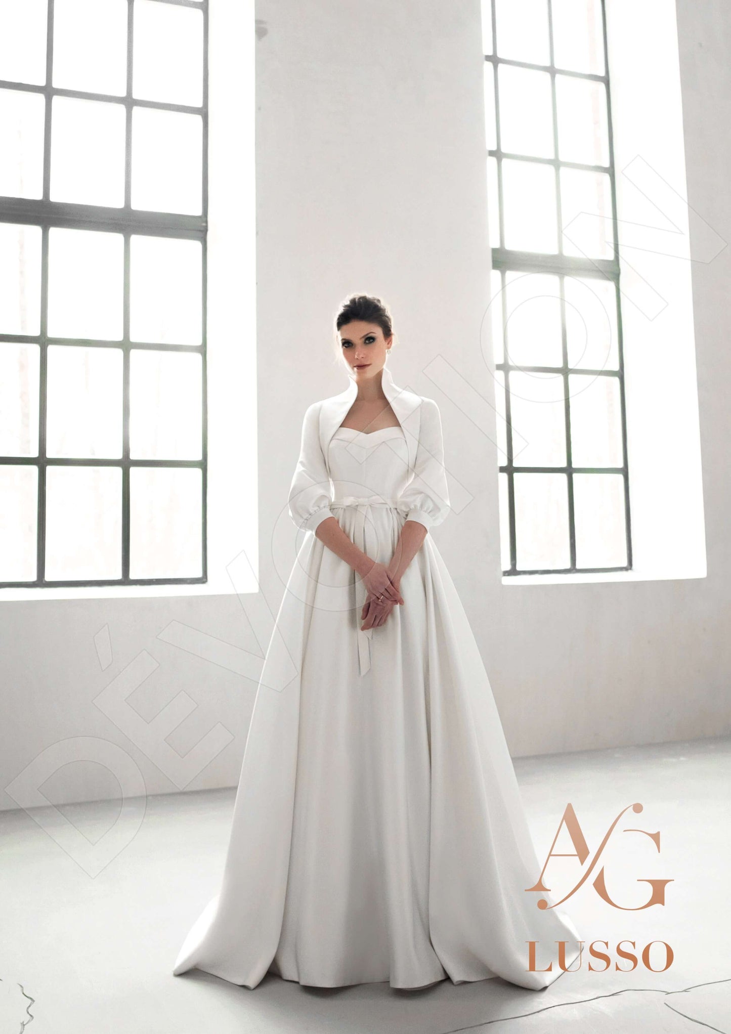 Scarlettia Open back A-line Sleeveless Wedding Dress 2
