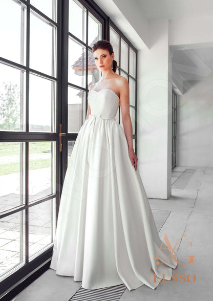 Scarlettia Open back A-line Sleeveless Wedding Dress 5