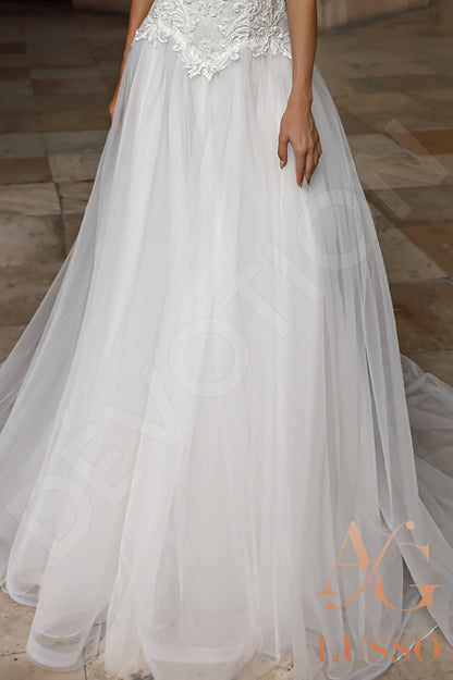 Betta Full back A-line Sleeveless Wedding Dress 6