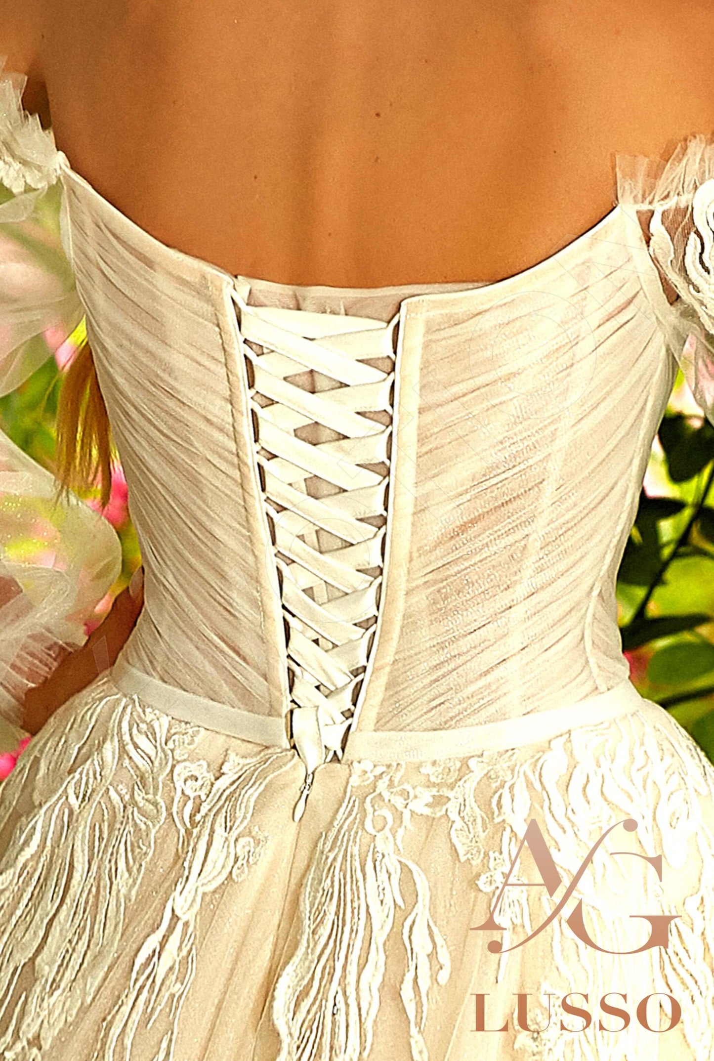 Dorothy Open back A-line Long sleeve Wedding Dress 6