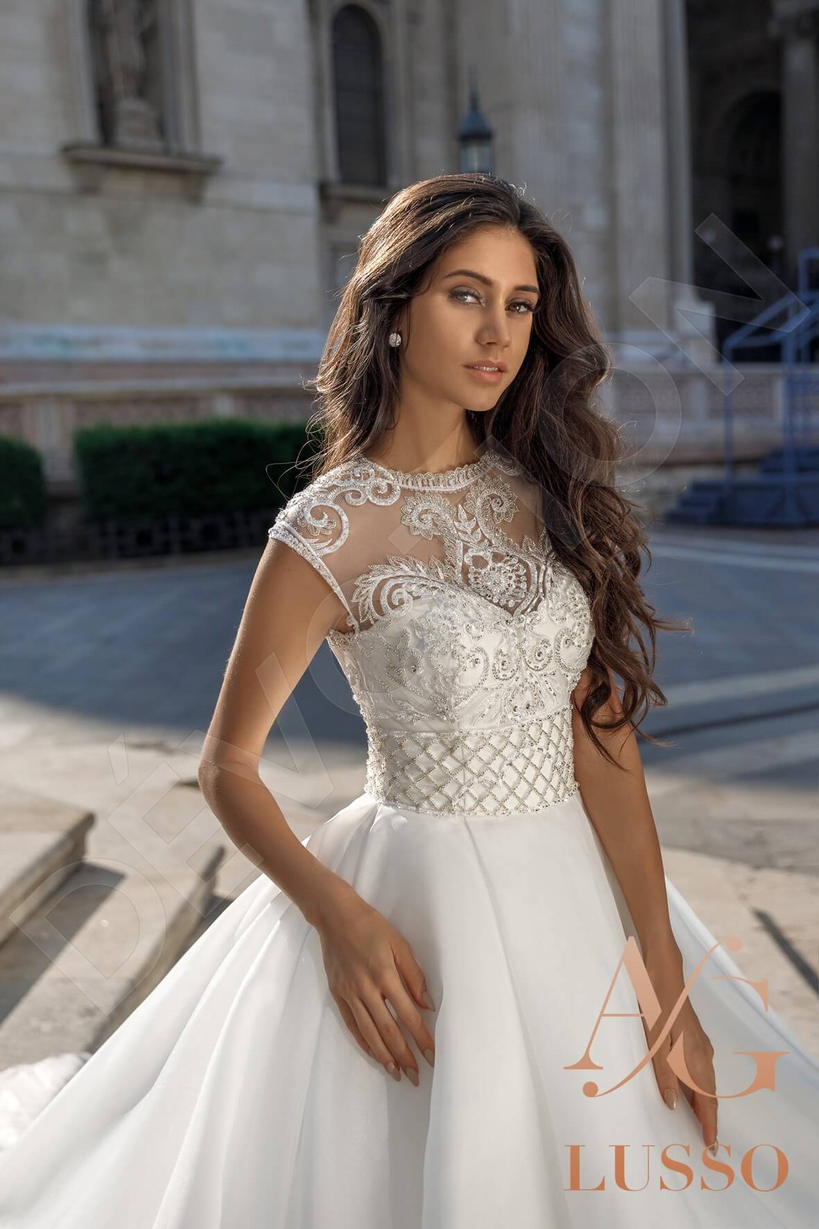 Marika Princess/Ball Gown Jewel Ivory Wedding dress