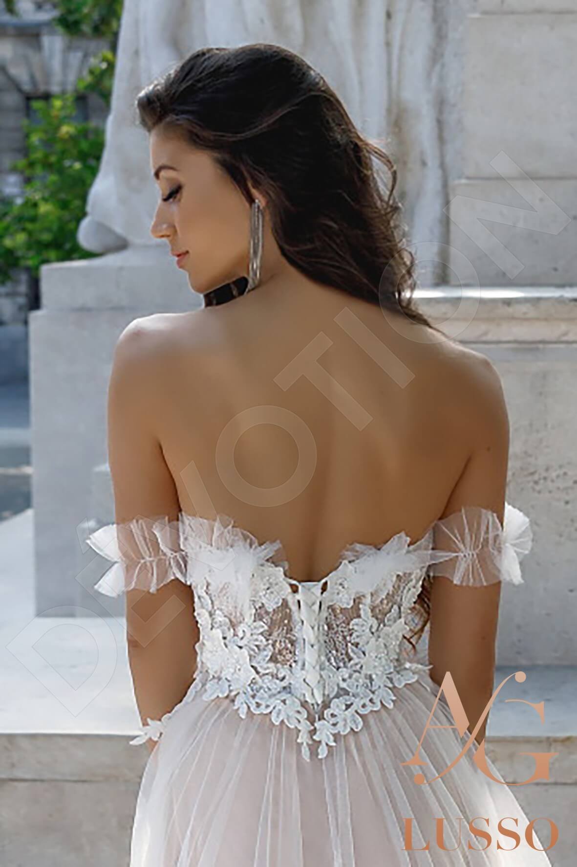Verena Open back A-line Sleeveless Wedding Dress 6
