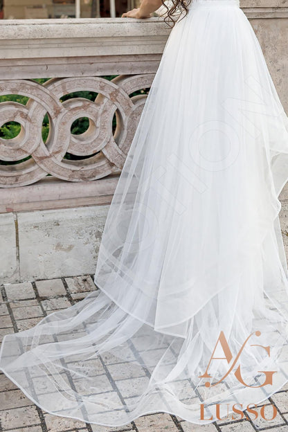 Ebba Open back A-line Sleeveless Wedding Dress 6