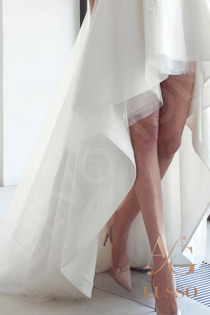 Elen Open back A-line Sleeveless Wedding Dress 4