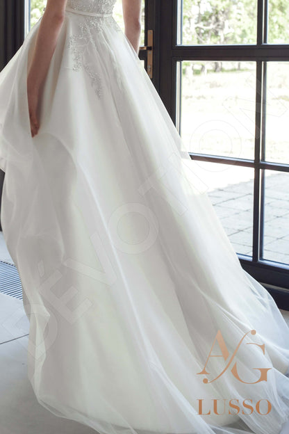 Elen Open back A-line Sleeveless Wedding Dress 6