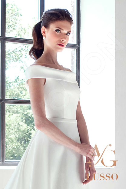 Polini Full back A-line Sleeveless Wedding Dress 2