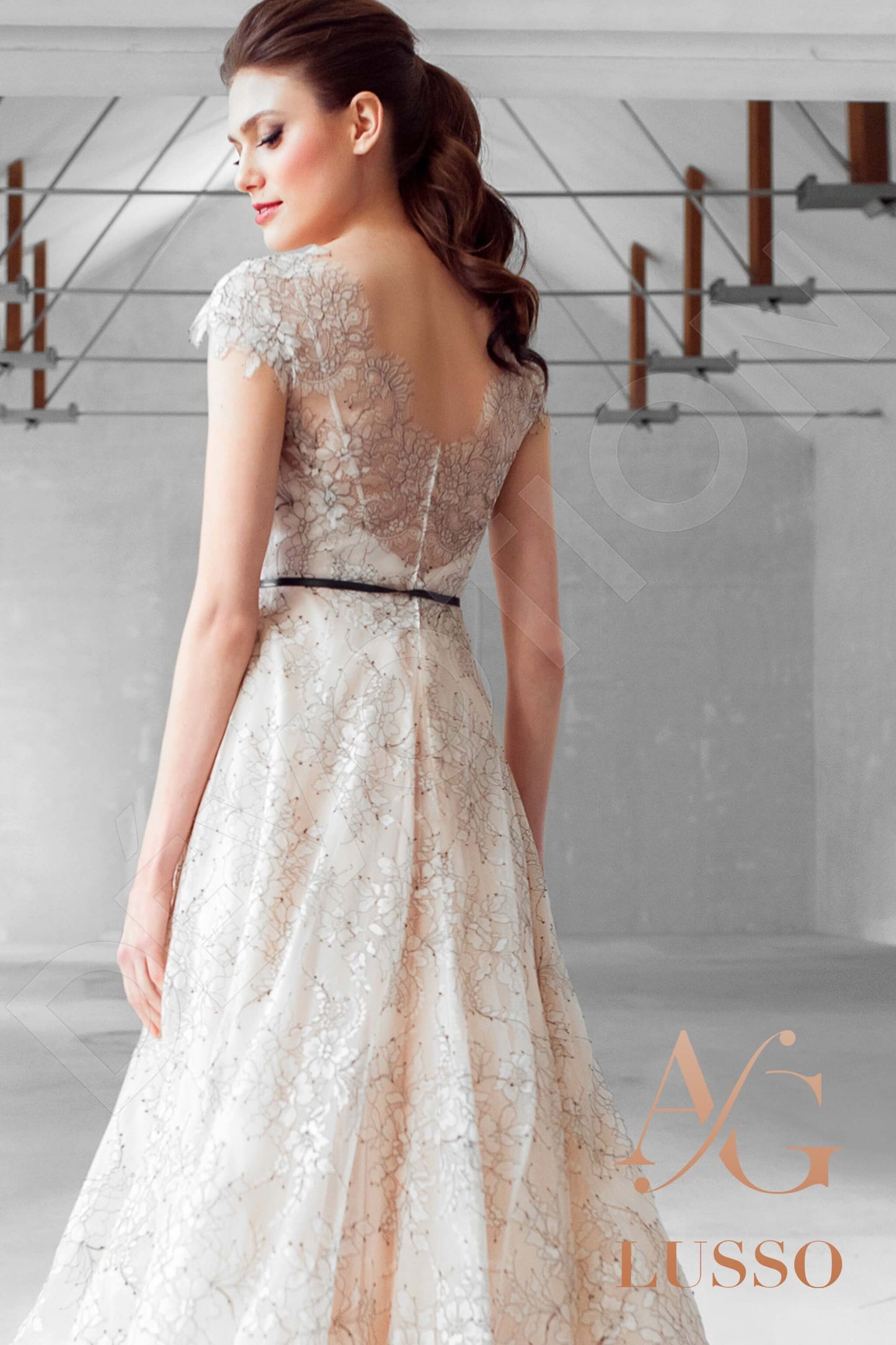 Cillie Open back A-line Sleeveless Wedding Dress 6