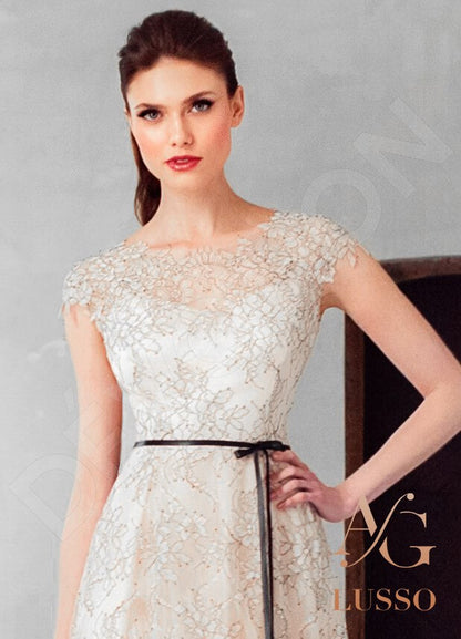 Cillie Open back A-line Sleeveless Wedding Dress 5