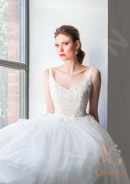Soula Open back Princess/Ball Gown Sleeveless Wedding Dress 2