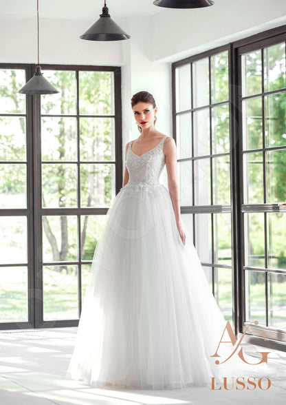 Soula Open back Princess/Ball Gown Sleeveless Wedding Dress 6