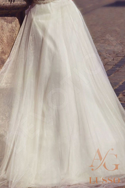 Gerra Full back A-line Straps Wedding Dress 4