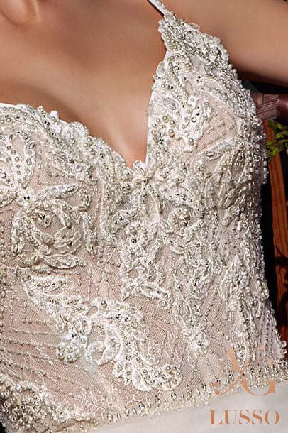 Gerra Full back A-line Straps Wedding Dress 5