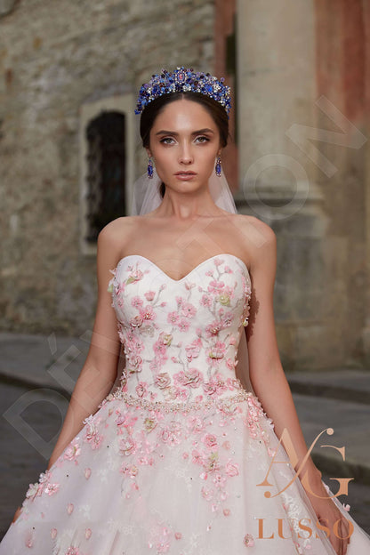 Sakura Strapless Princess/Ball Gown Open back Wedding Dress 2