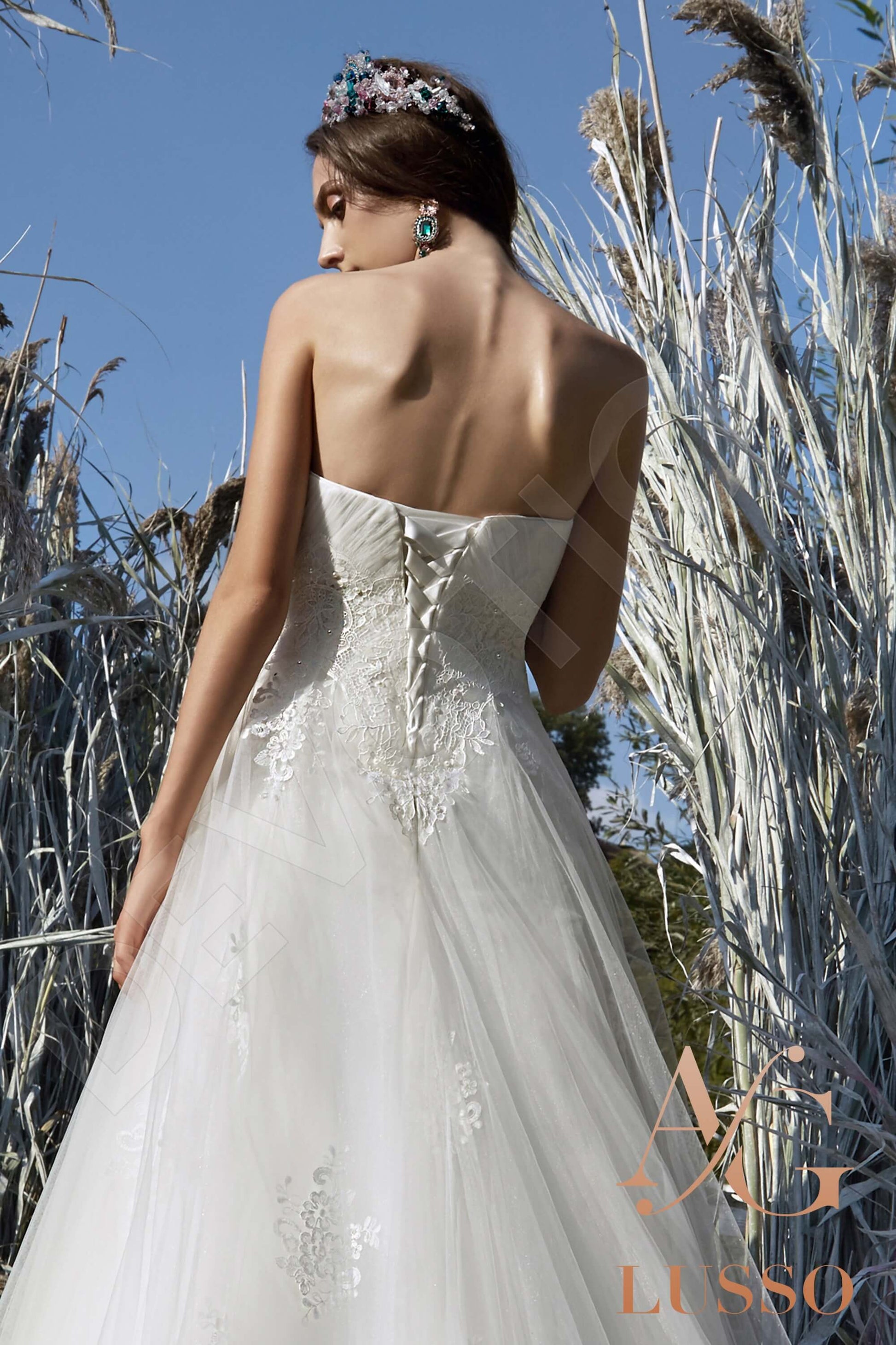 Judith A-line Sweetheart White Wedding dress